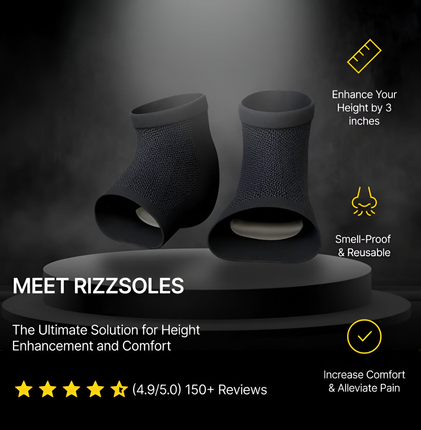 RIZZSOLES® V3 Height Max Socks